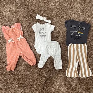 Set of 3 Total 3-6 Mo Outfits
